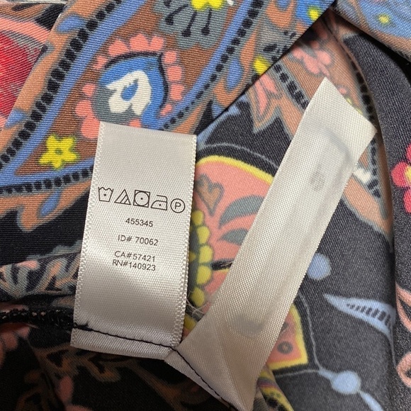 Loft Sz Xsmall Petite Floral Long Sleeve Dress - Picture 5 of 7